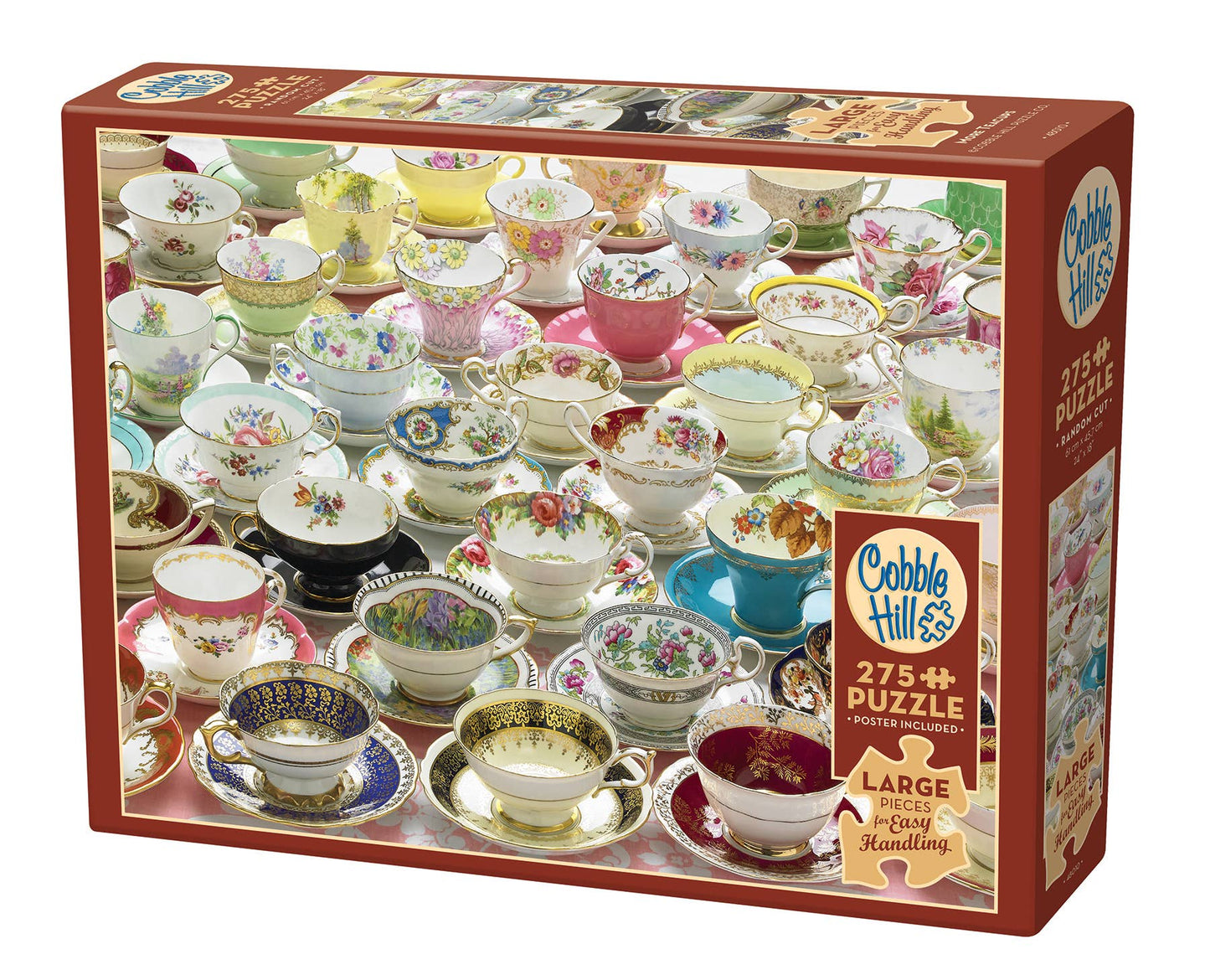 More Teacups 275pc puzzle
