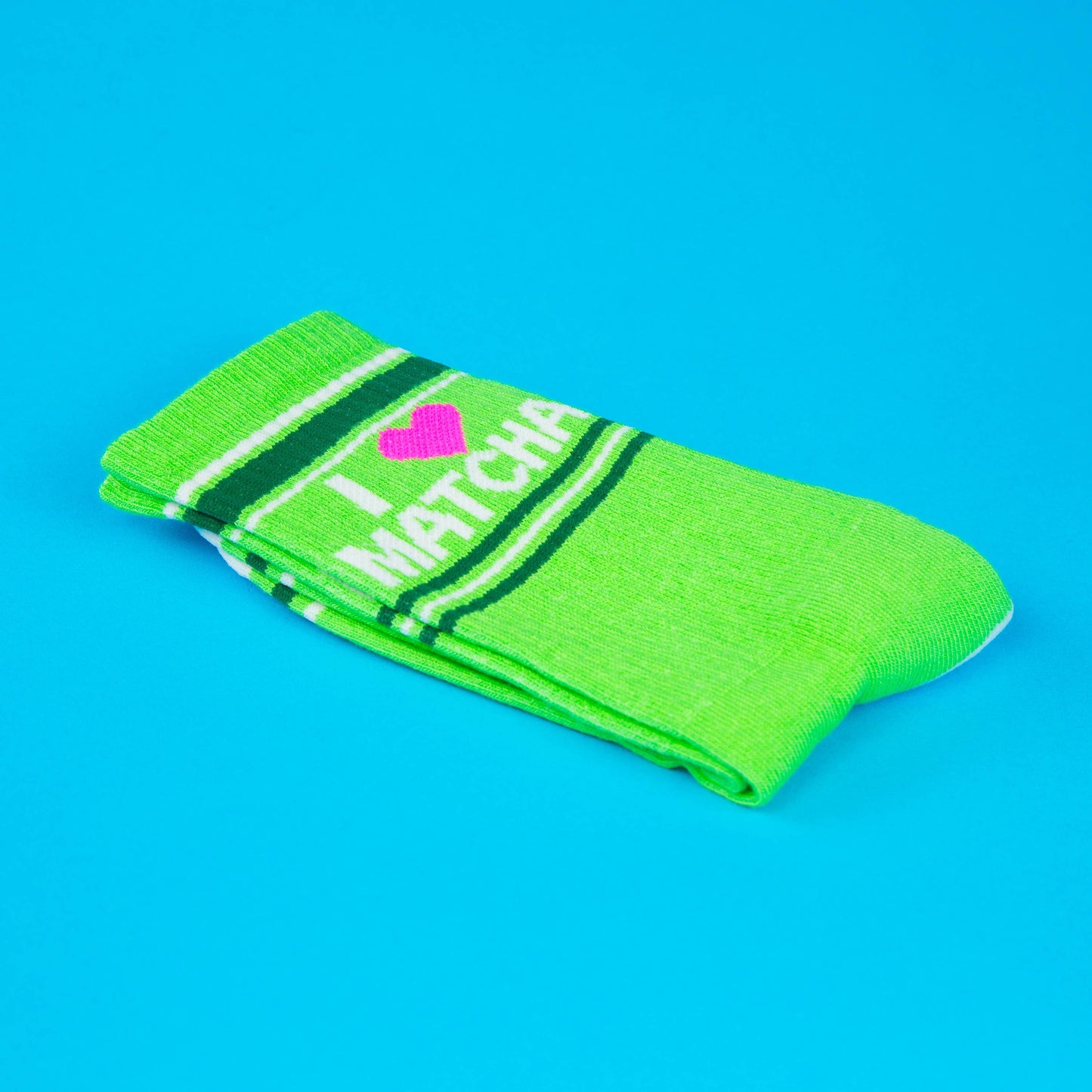 I ❤️ Matcha Gym Crew Socks