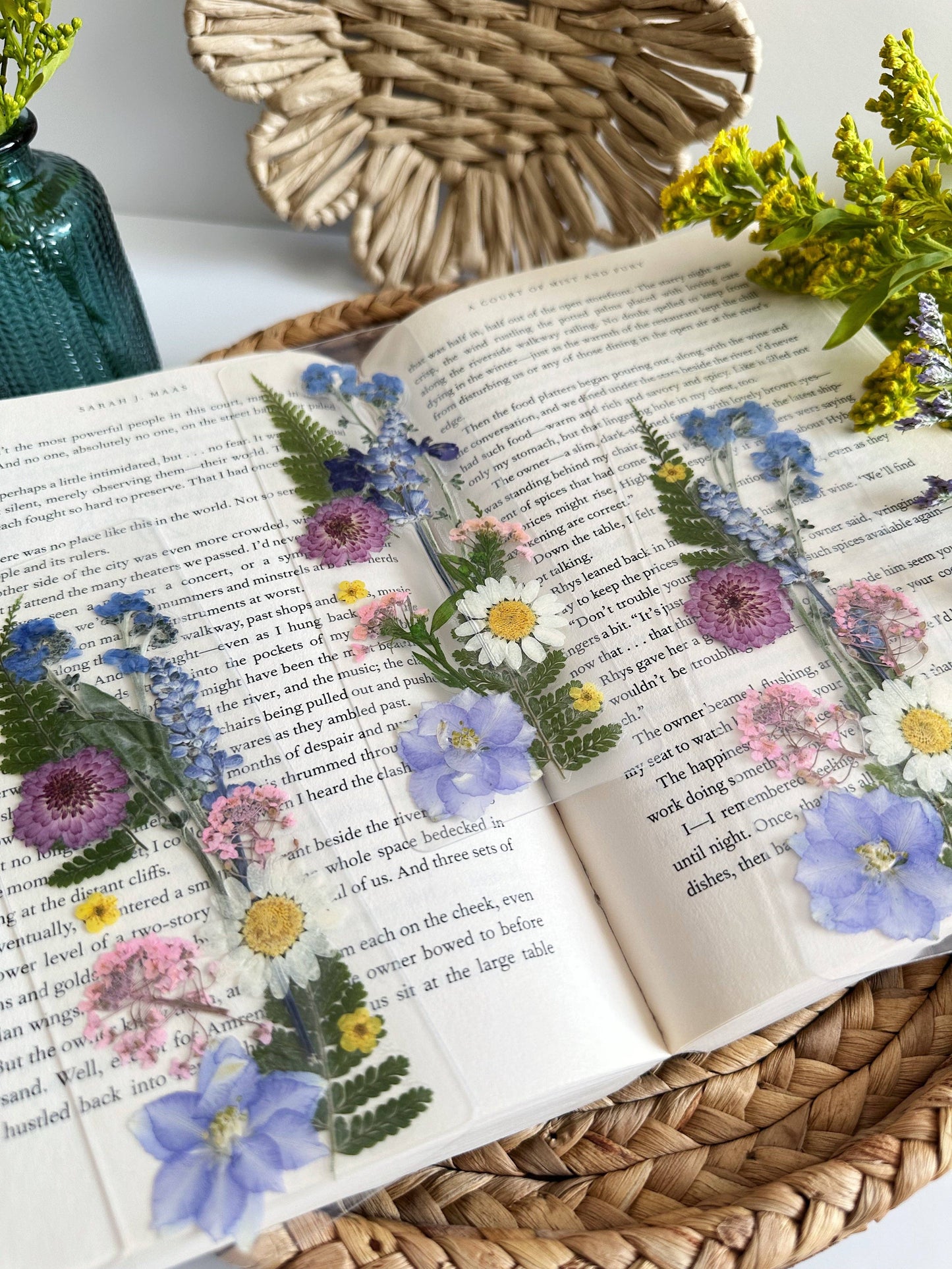 Pressed Wildflower Bookmark