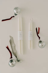 10" & 14" - 100% Beeswax Dipped Candles | Natural White: 10 Inch - The Regal Find