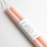 100% Beeswax Taper Candles | Pink Rose: 10 Inches - The Regal Find