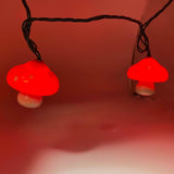 12' UL 10 - Light Mushroom Light Set With Green Wire - The Regal Find