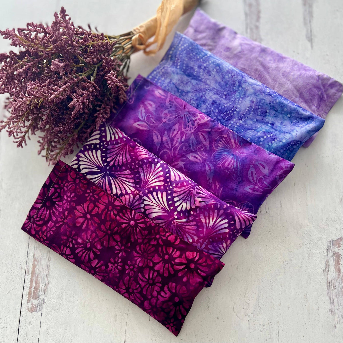 EYE PILLOW unscented/LAVENDER, hot/cold, yoga, meditation: Blue / Unscented FLAXSEED ONLY