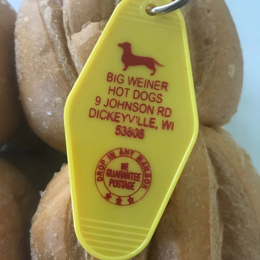 Motel Key Fob - Big Weiner Hot Dogs