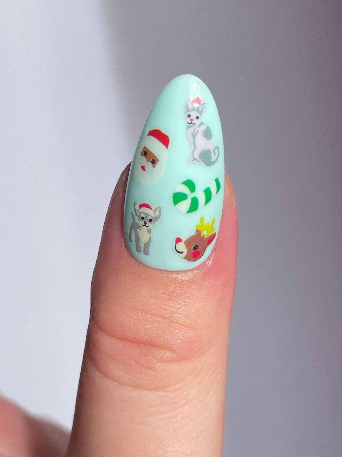 Nail Art Stickers - JINGLE PAWS