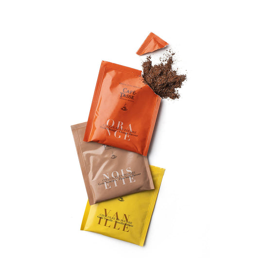 Assorted cocoa bags