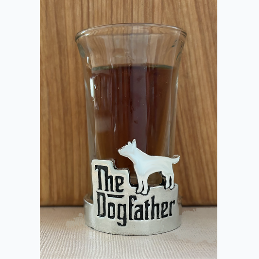 The Dogfather Shot Glass