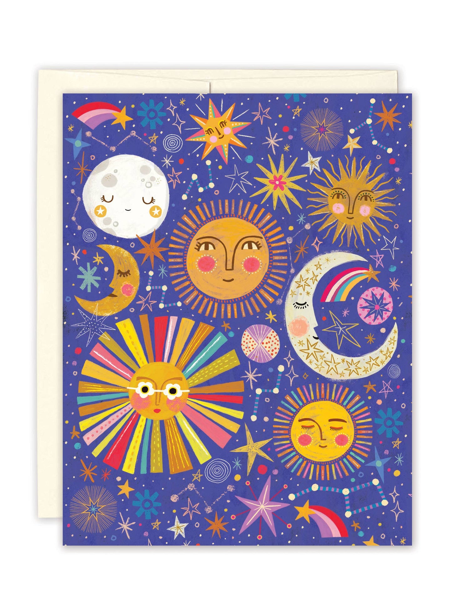 Suns & Moons Boxed Notecard - Set of 10