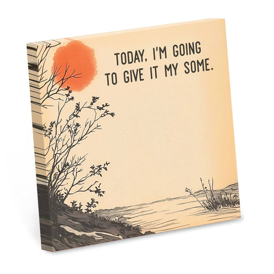 Give It My Some Sticky Note Pad