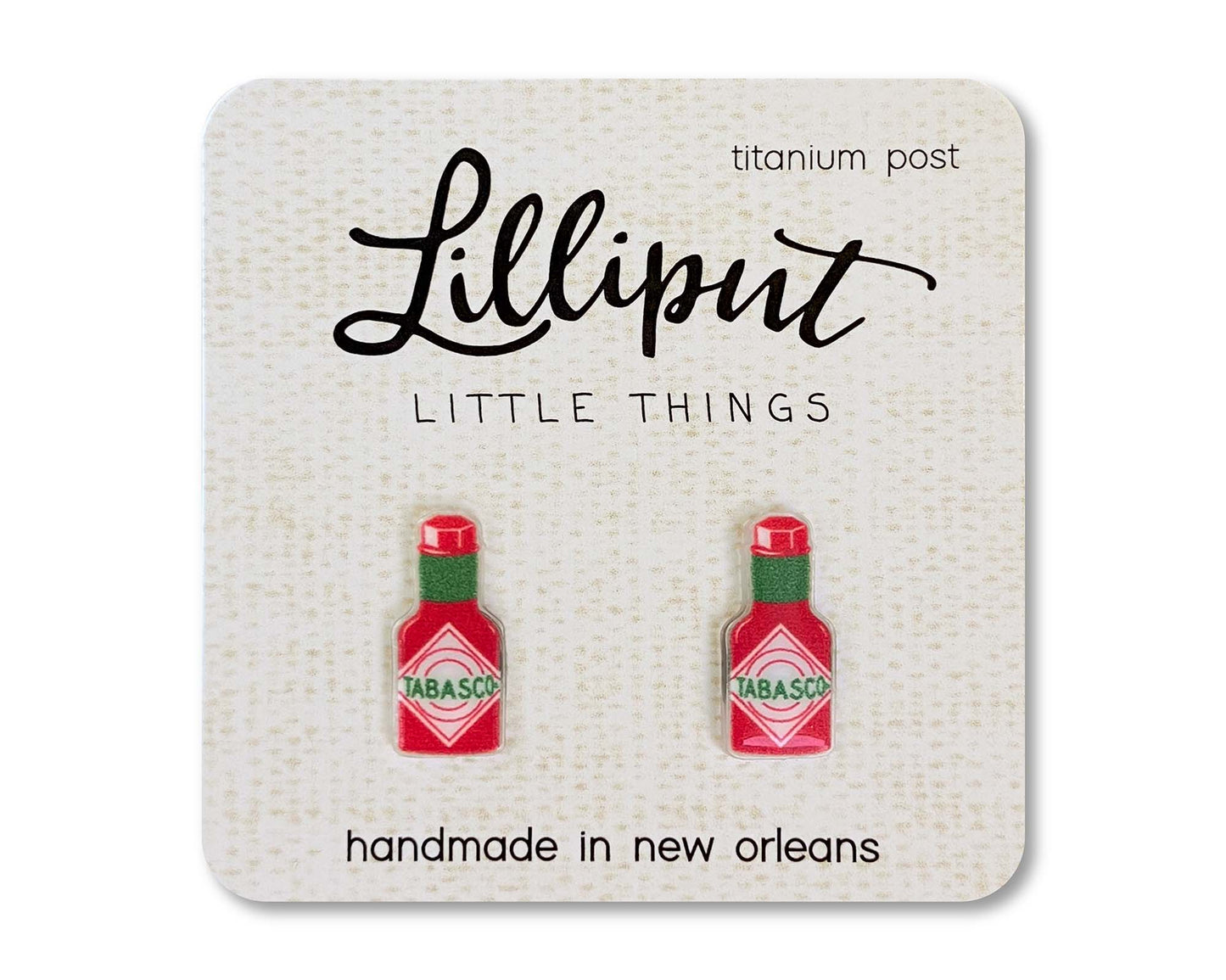 TABASCO® Hot Sauce Earrings // Lousiana