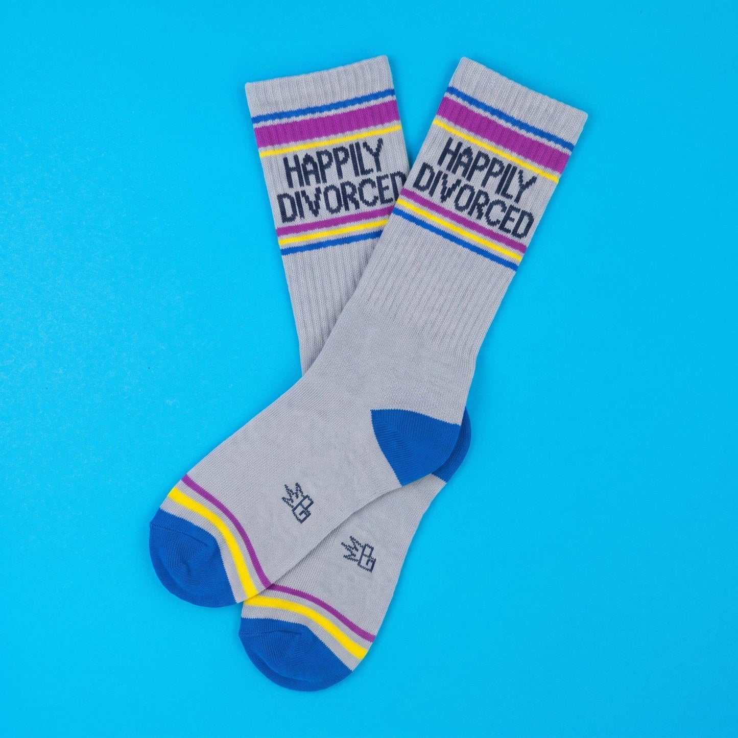 Happily Divorced Gym Crew Socks