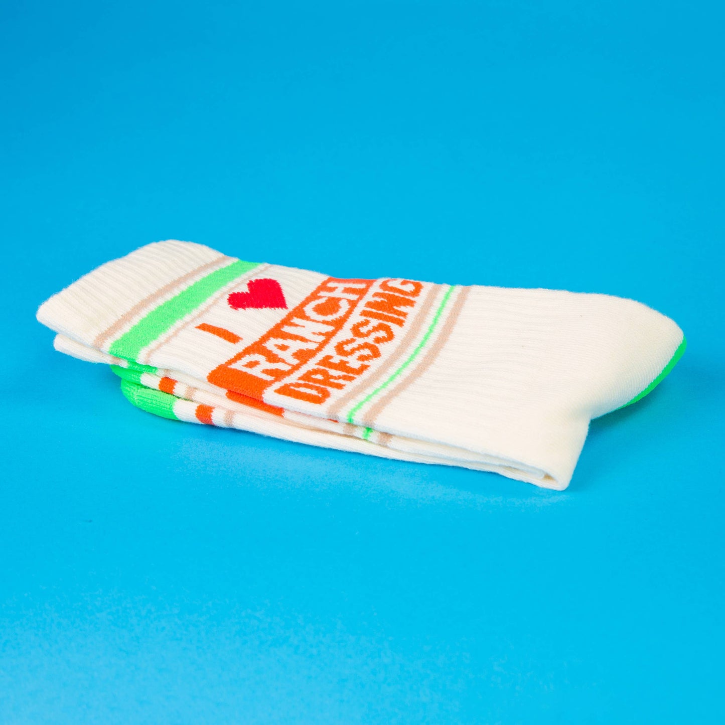 I ❤️ Ranch Dressing Gym Crew Socks