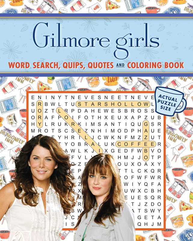 Gilmore Girls Word Search, Quips, Quotes and Coloring Book by Editors of Thunder Bay Press