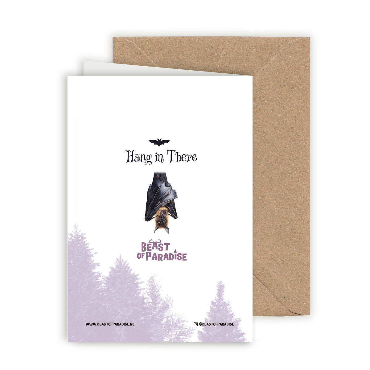 Flying Fox Greeting Card