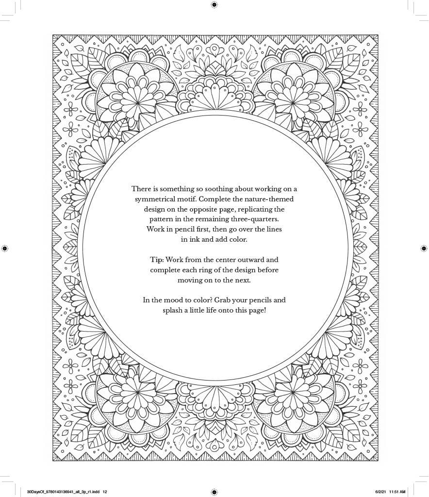 30 Days Of Creativity by Johanna Basford