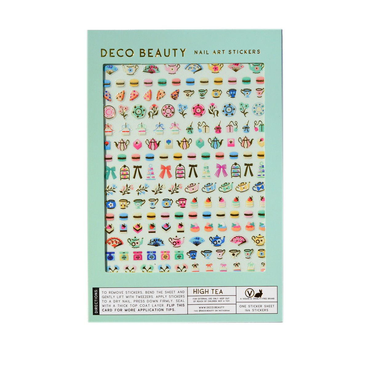 Nail Art Stickers - HIGH TEA