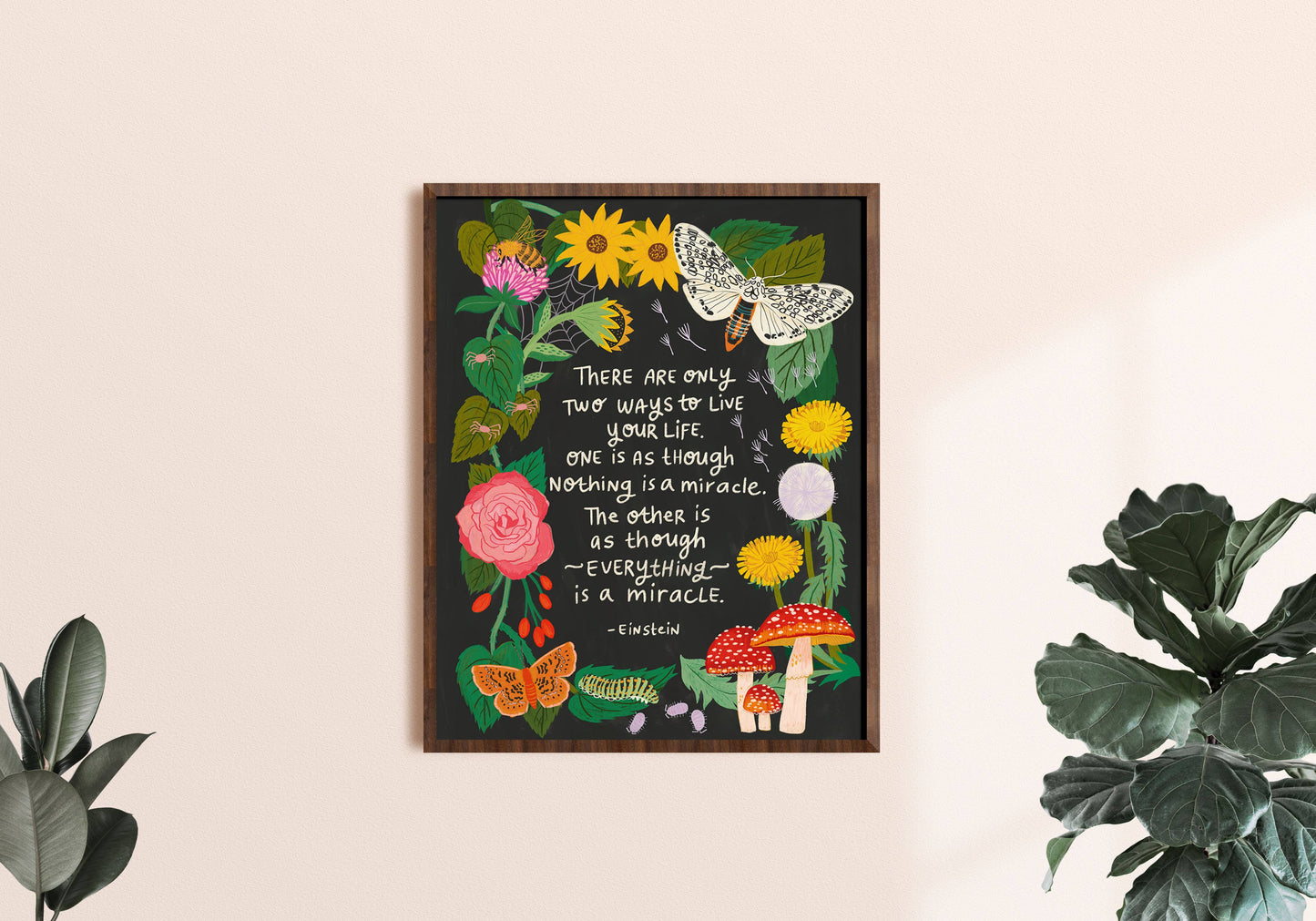 Everything is a Miracle Art Print