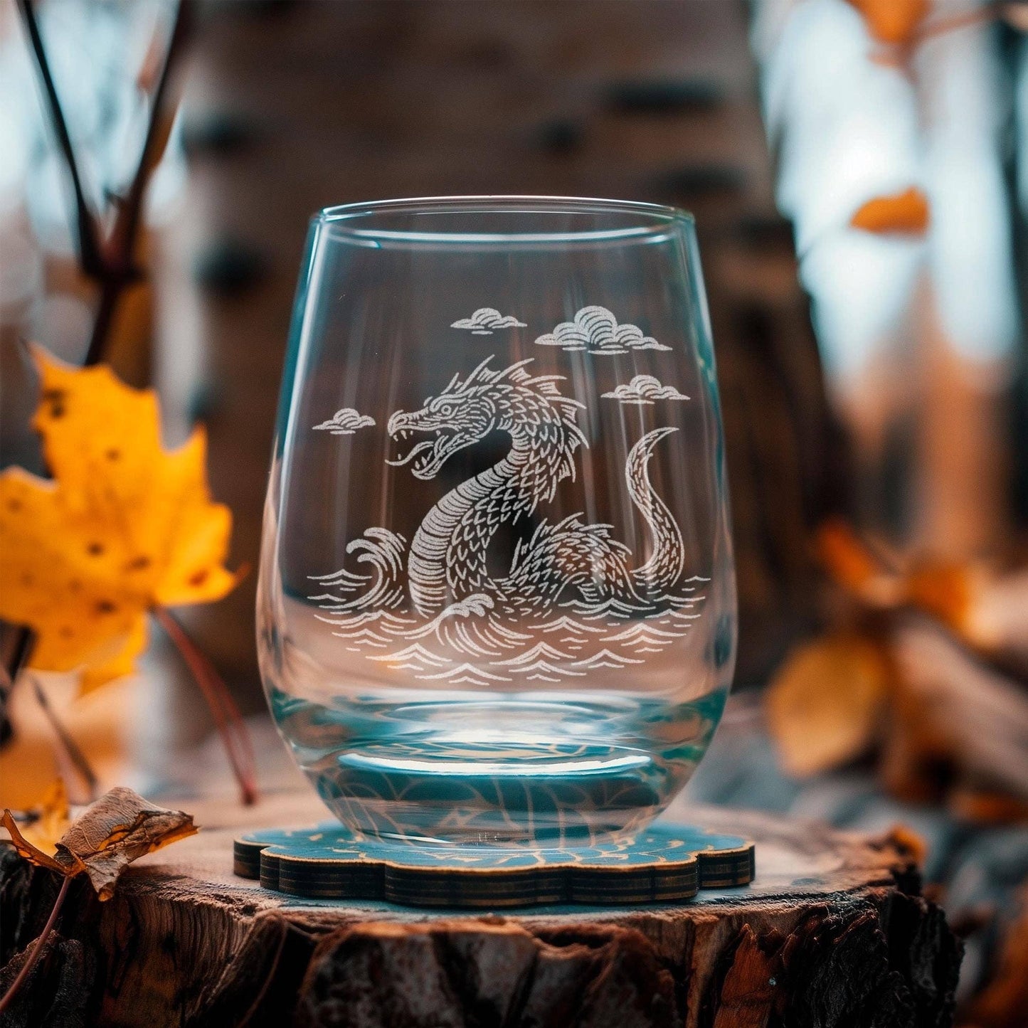 Sea Serpent Glasses: Old Fashioned
