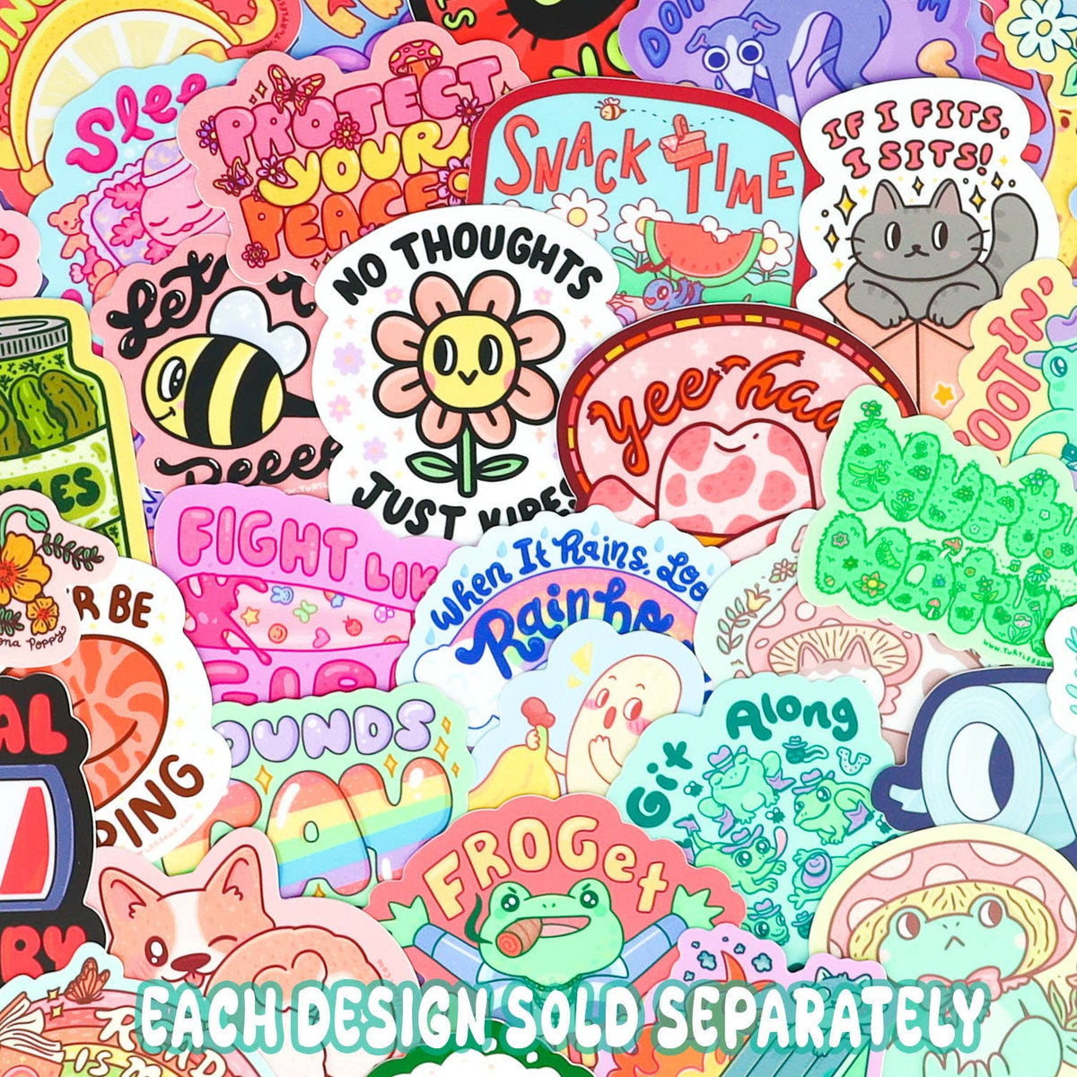 Reading Is Magic Rainbow Book Vinyl Sticker