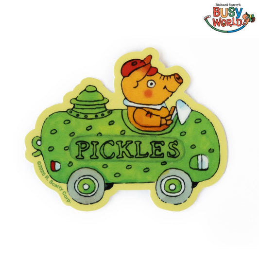 Richard Scarry Pickle Car Sticker