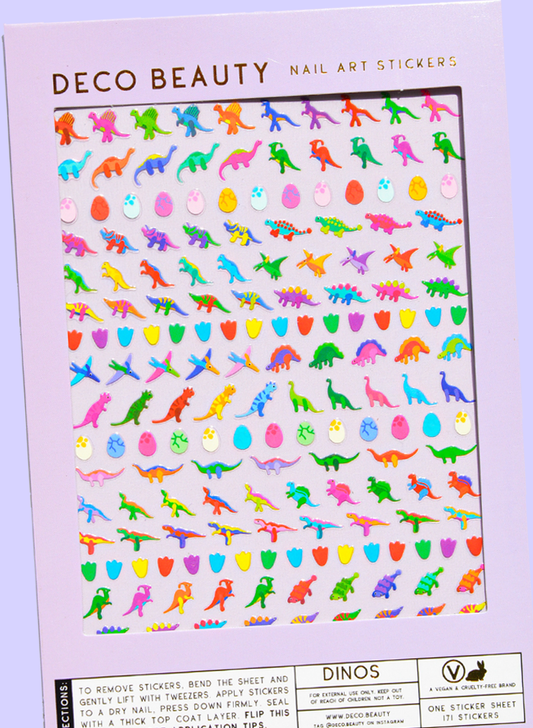 Nail Art Stickers - Dinos