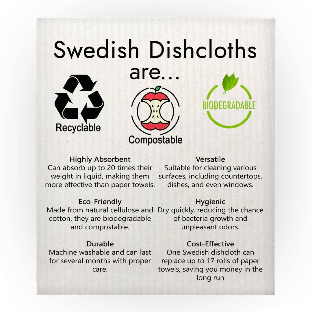 Mahjong Tiles Swedish Dishcloth – Game Lover Decor