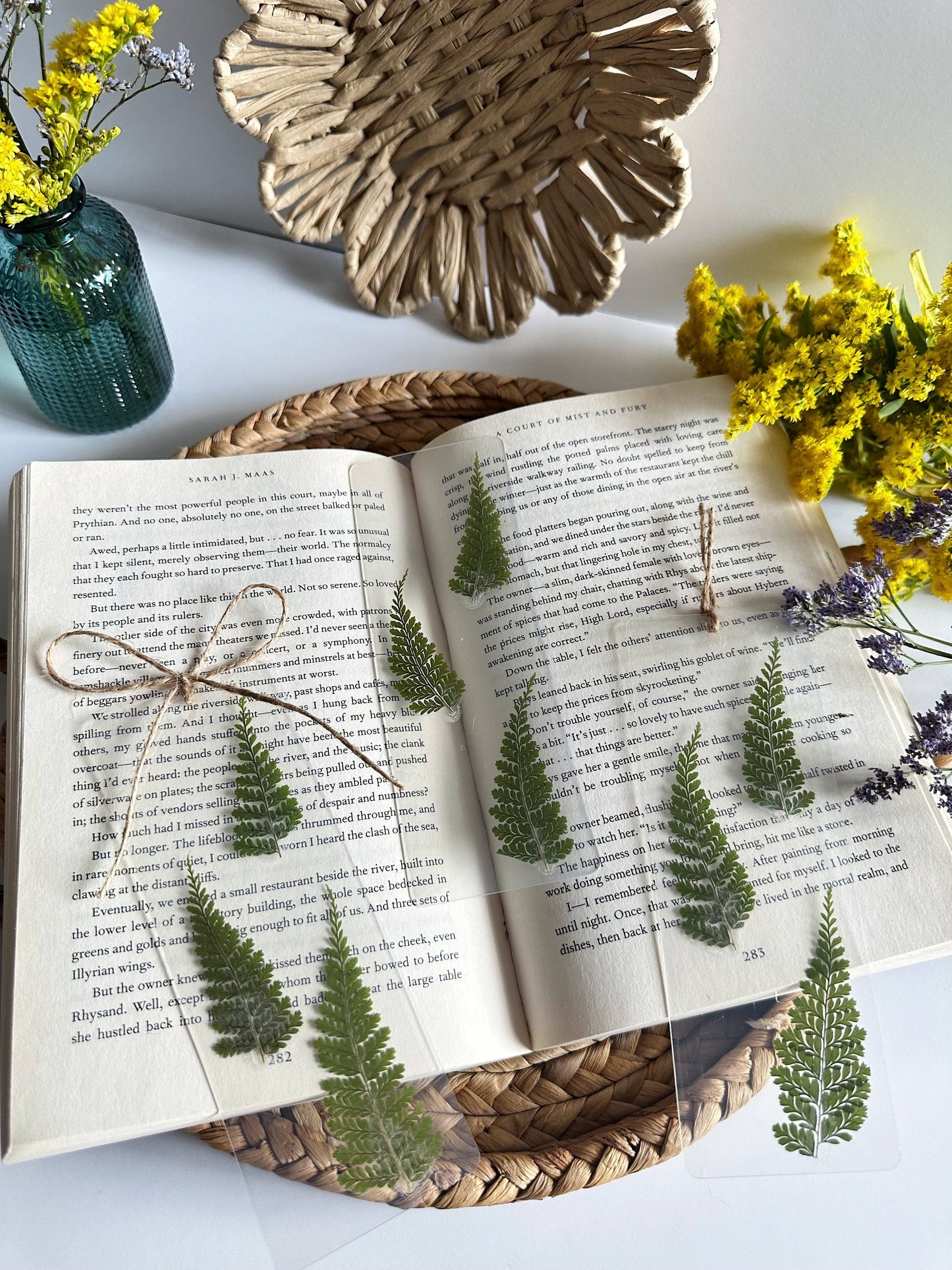 Pressed Fern Bookmark