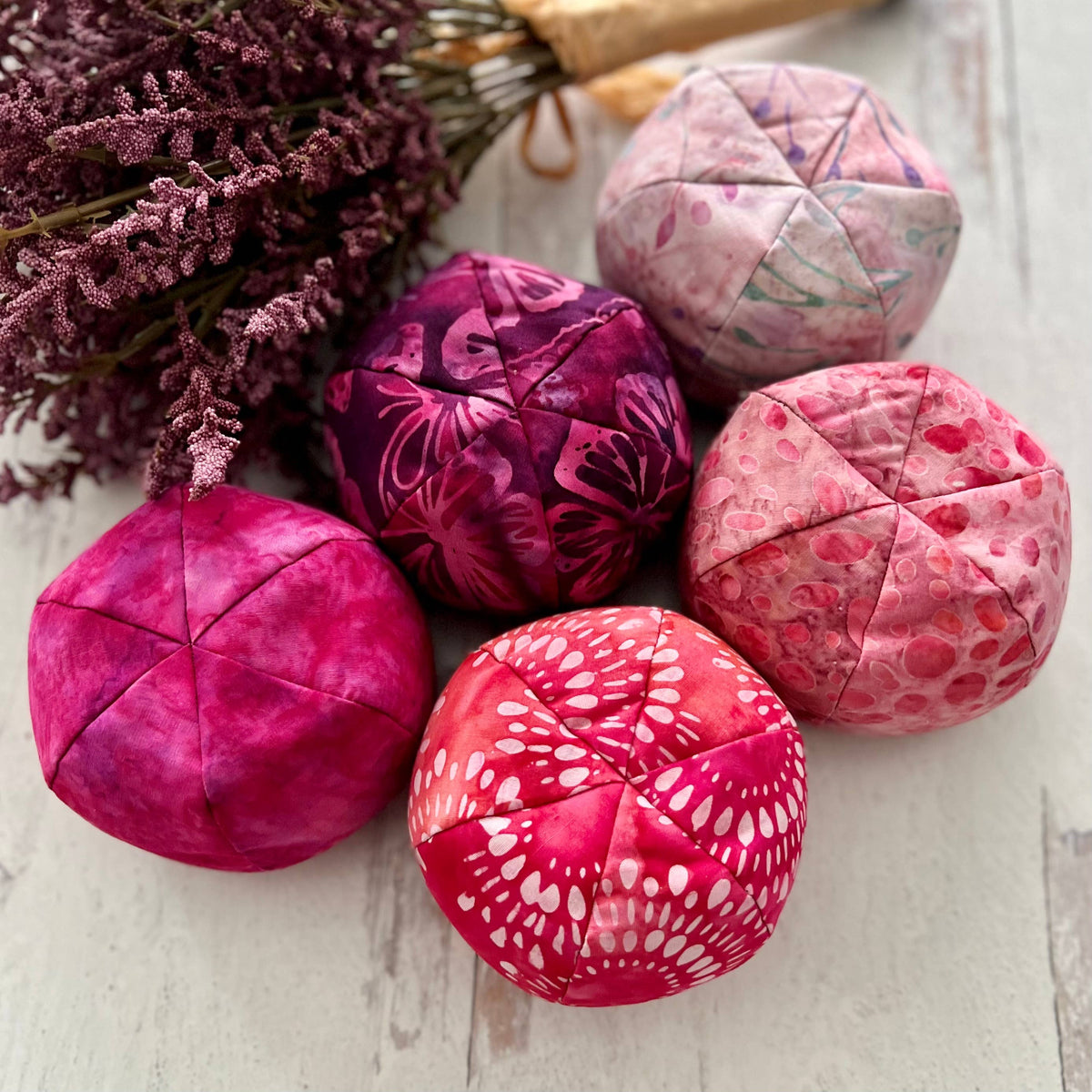 MASSAGE BALL stress relief, Good Medicine Ball, hot/cold: Blues / Unscented FLAXSEED ONLY