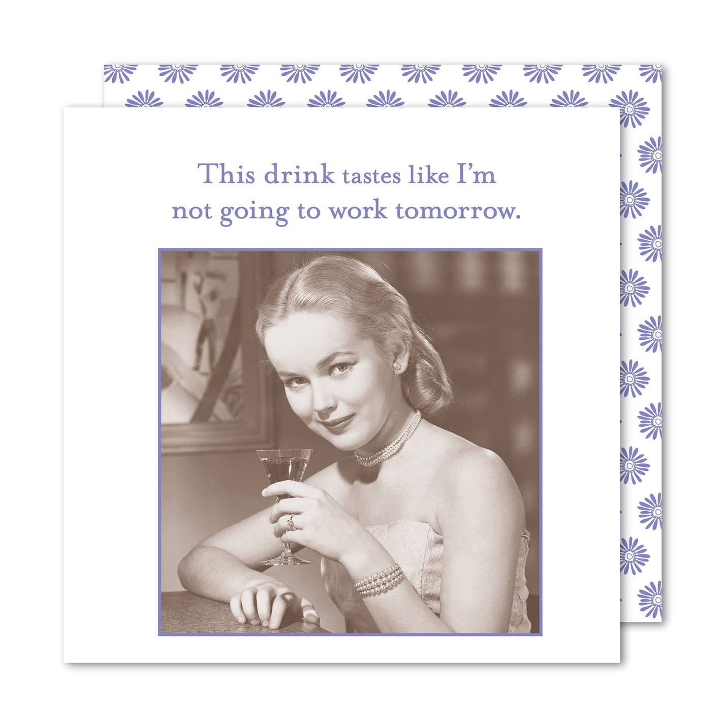 Not Going To Work Beverage Napkin