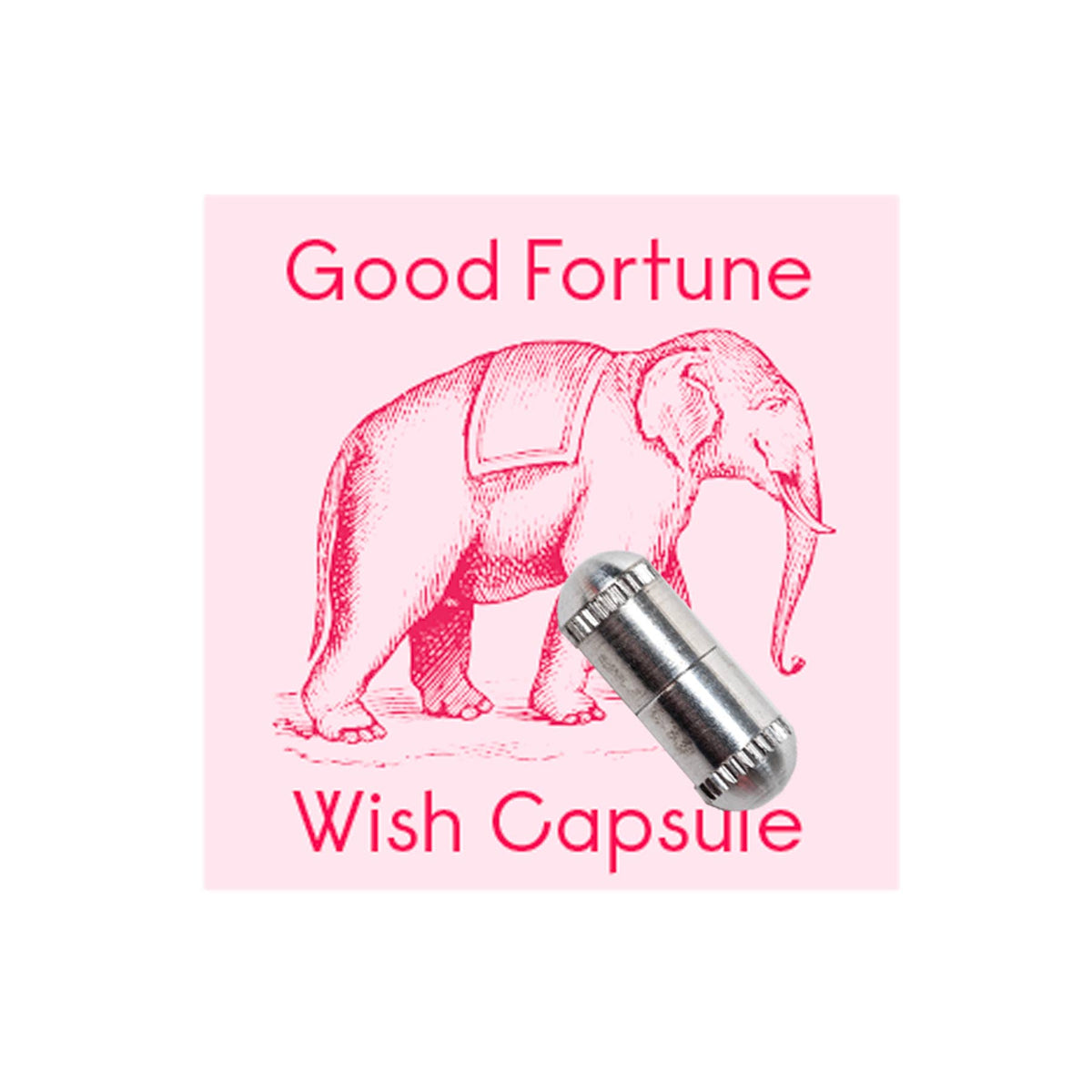 Wish Capsule w/Paper Scroll - Good Fortune - Assorted Styles