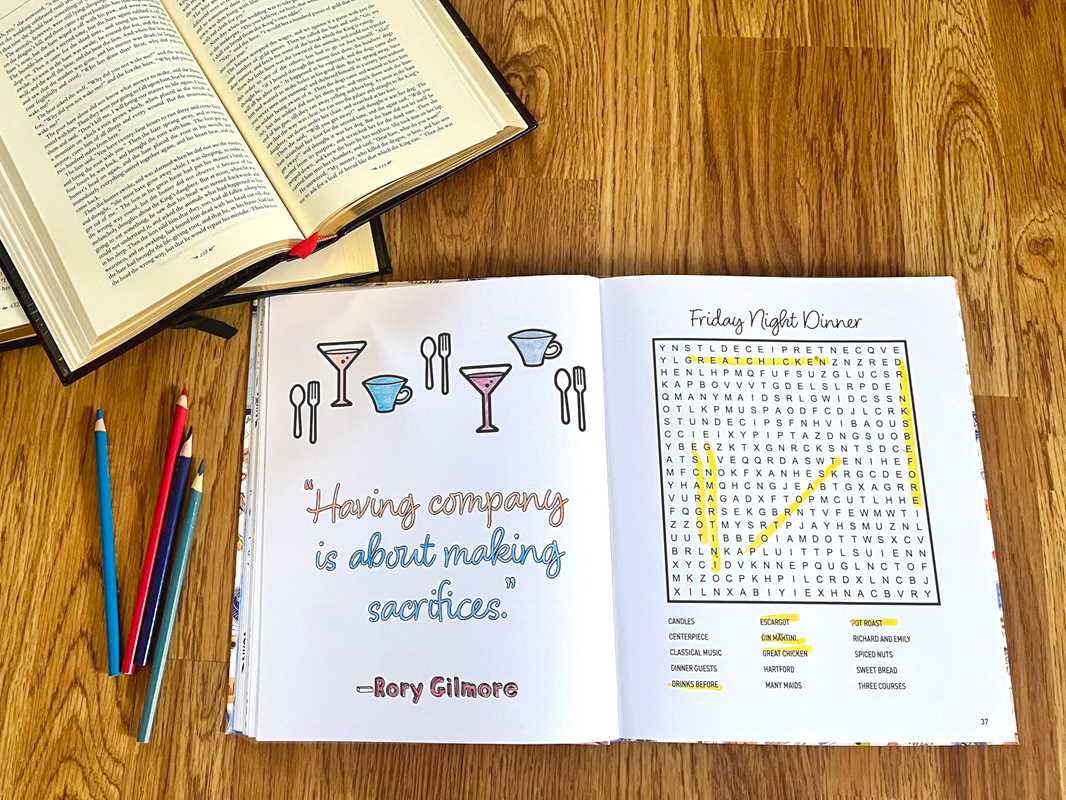 Gilmore Girls Word Search, Quips, Quotes and Coloring Book by Editors of Thunder Bay Press