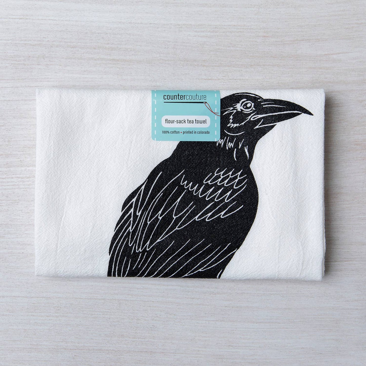 Raven Flour Sack Towel: 1 Towel