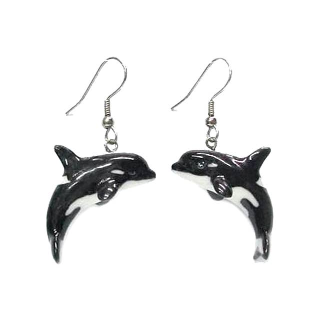 Orca Whale Earrings