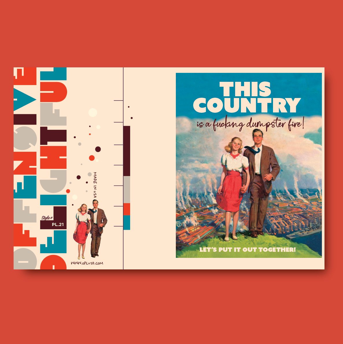 Country is a Dumpster Fire Card