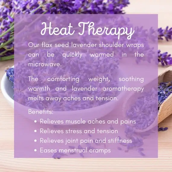 Lavender Petite Back Neck & Shoulder Wrap