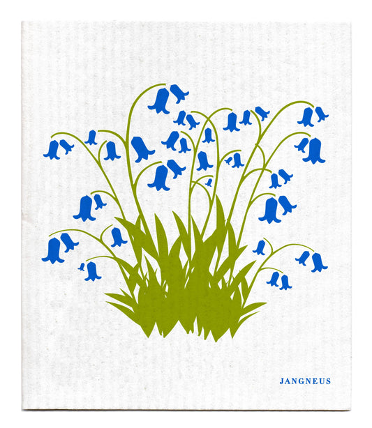 Swedish Dishcloth - Bluebells - Blue