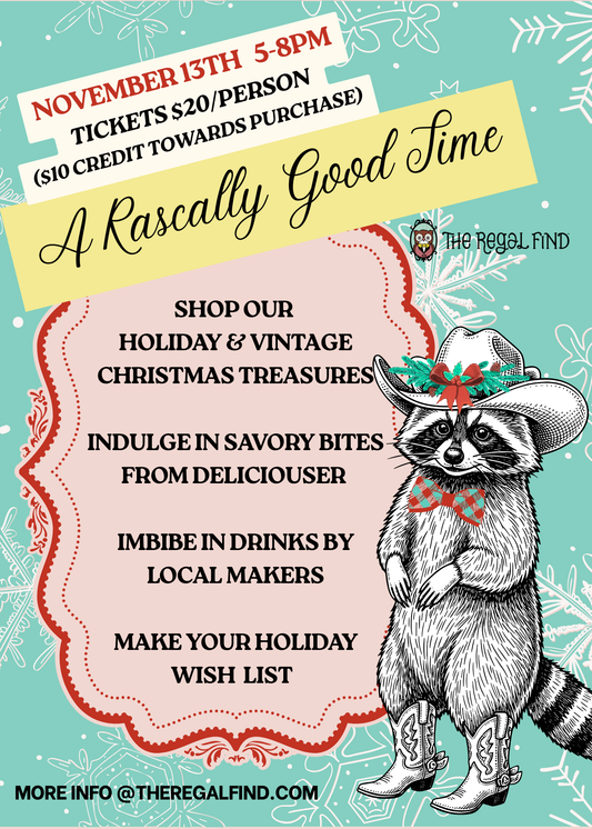 Rascally Good Time Ticket 11/13  5pm-8pm