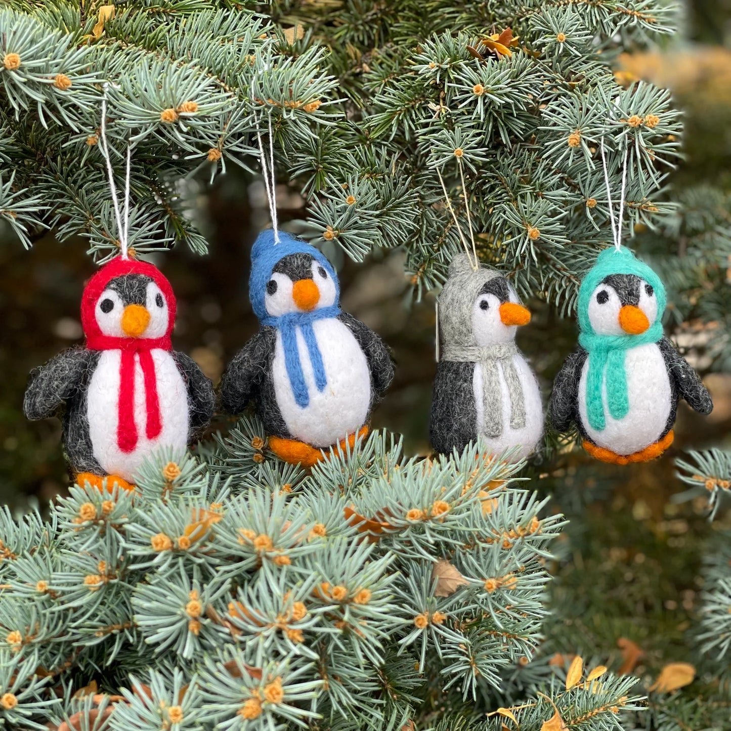 Felted Ornament - Penguin