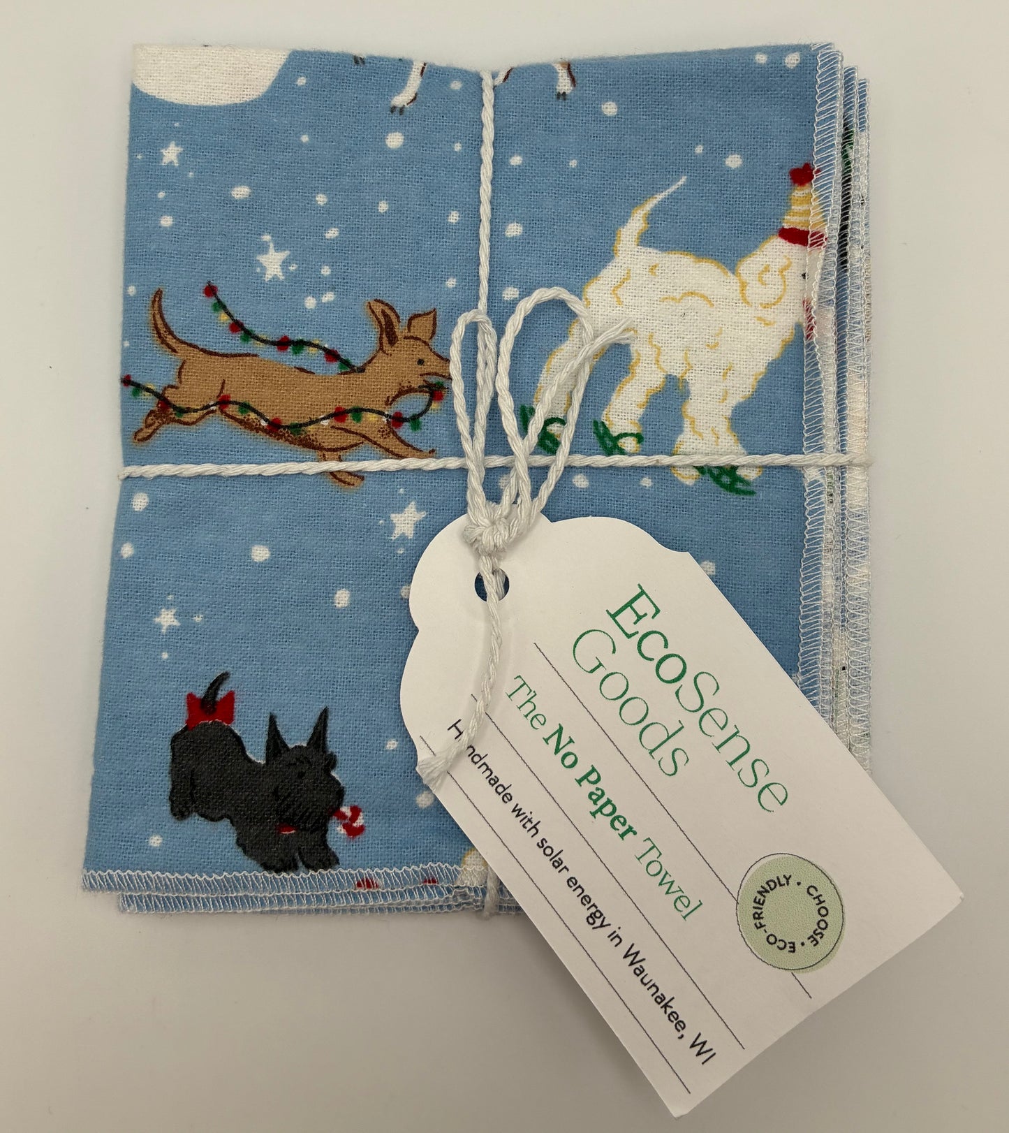 Holiday No Paper Towels- Set of 6