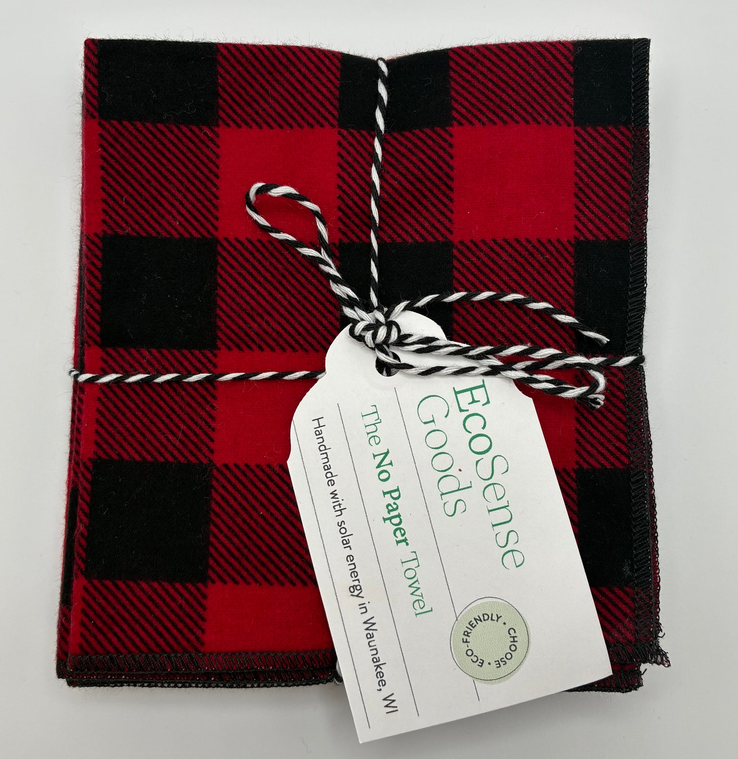 Holiday No Paper Towels- Set of 6