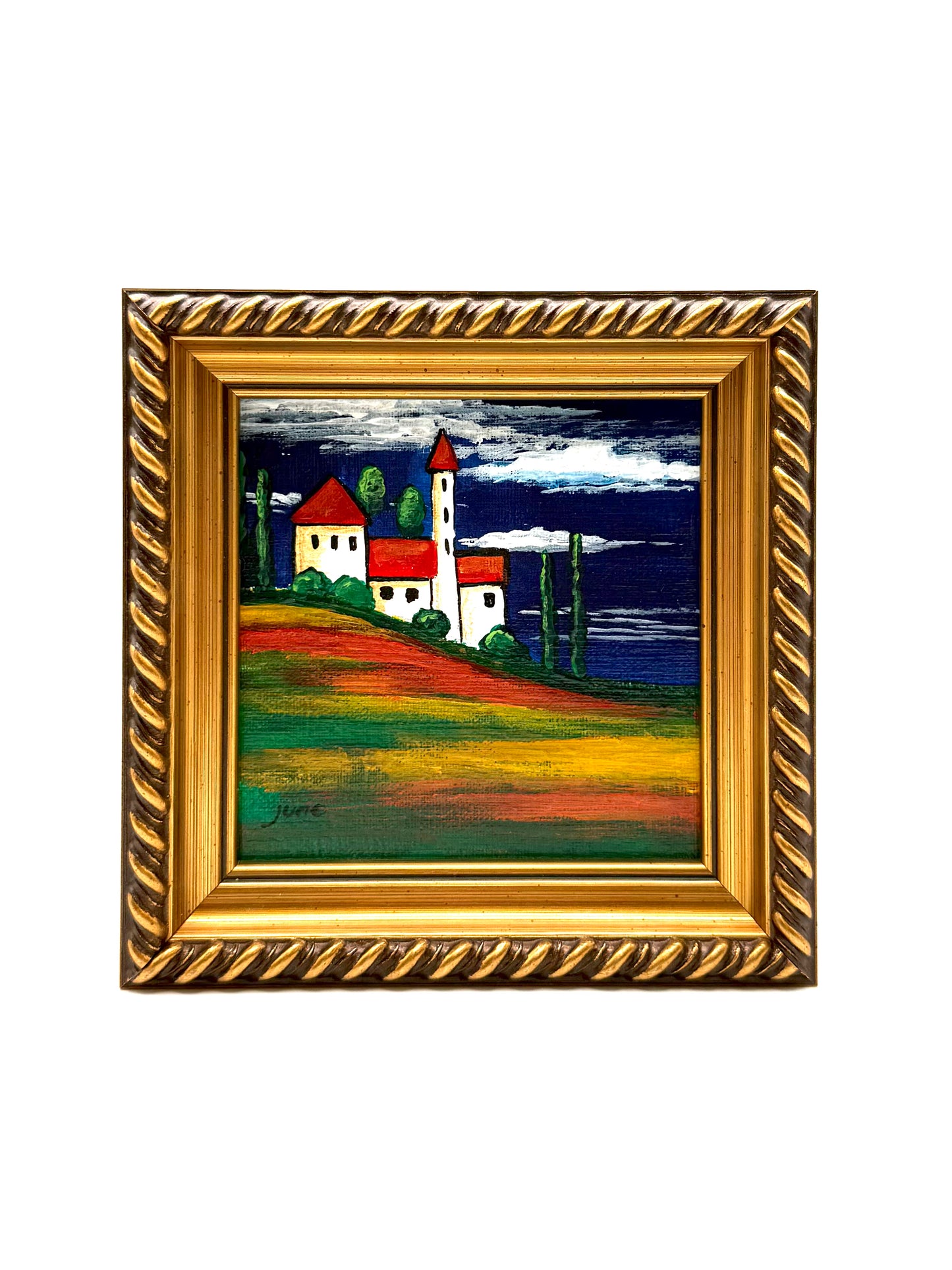 Framed Original Acrylic on Canvas by Karen Juno