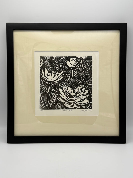 Tiedeman's Pond Original Woodcut Print