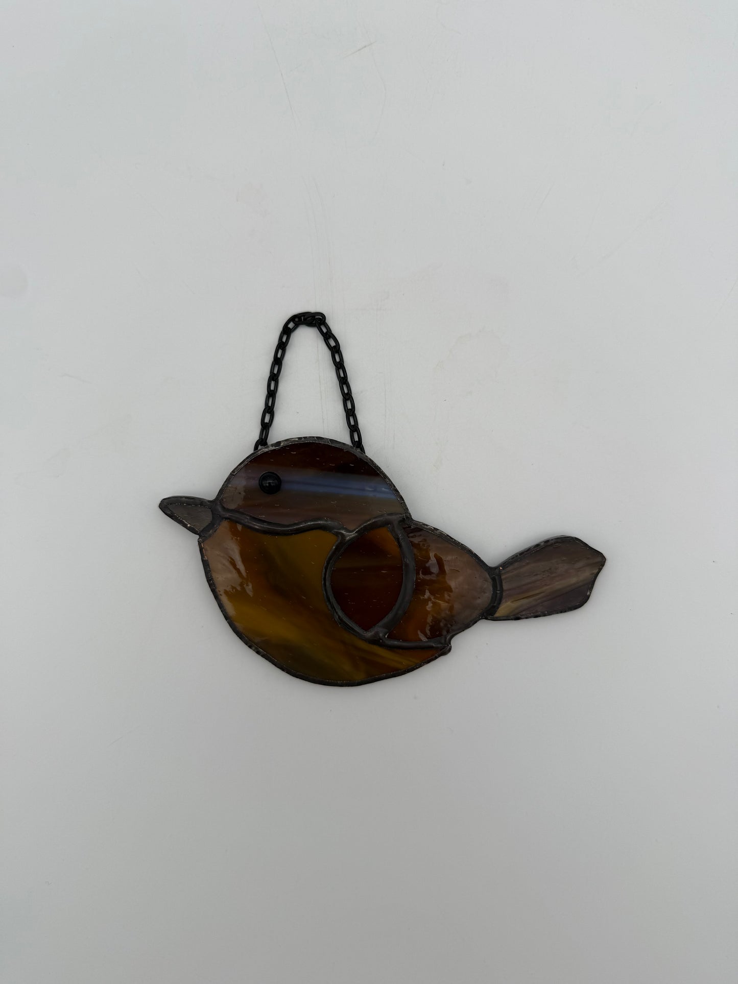 Stained Glass Birds Hanging
