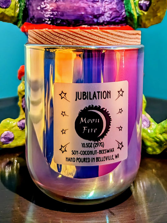 Jubilation Wood Wick Candle - 10 oz