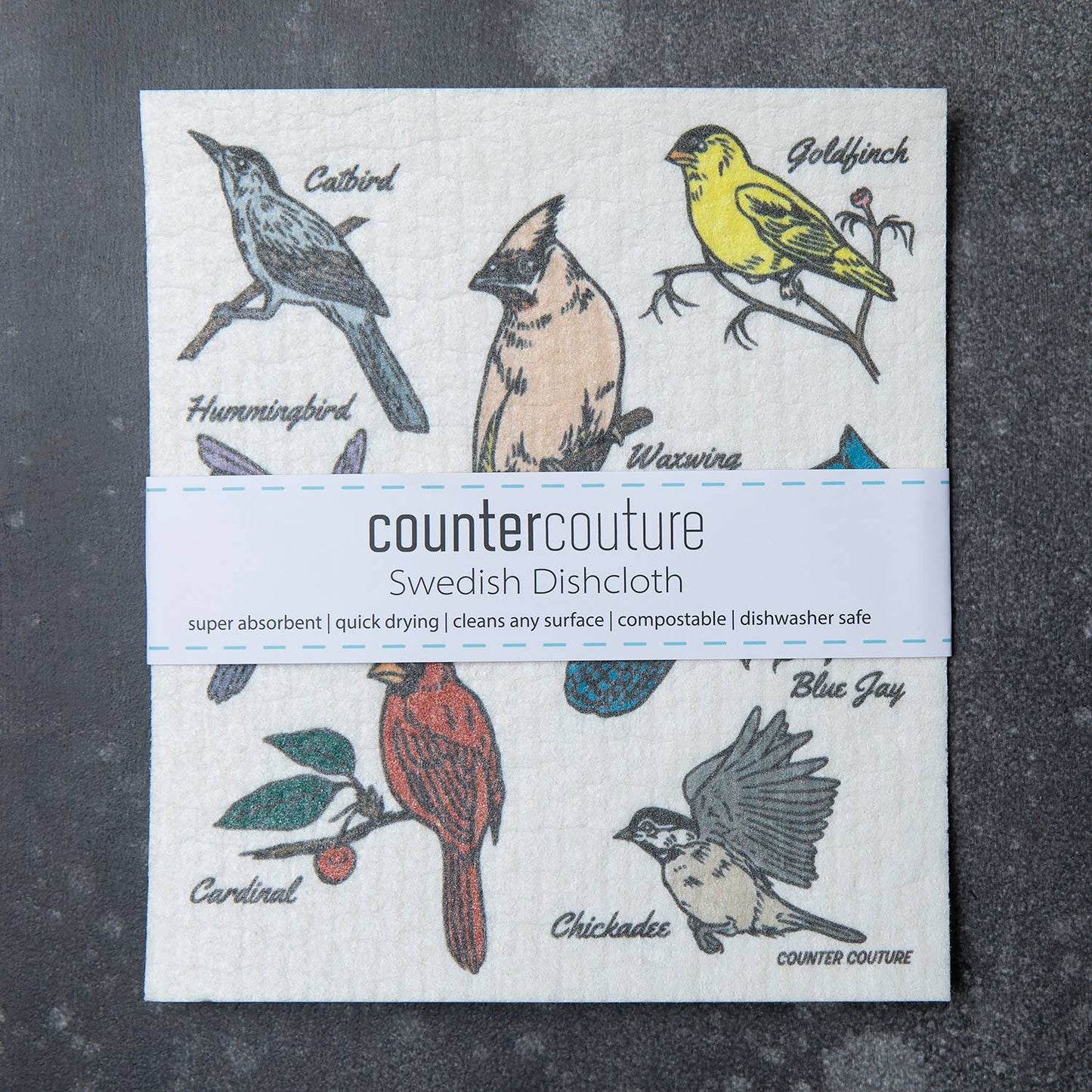 Bird Swedish Dishcloth