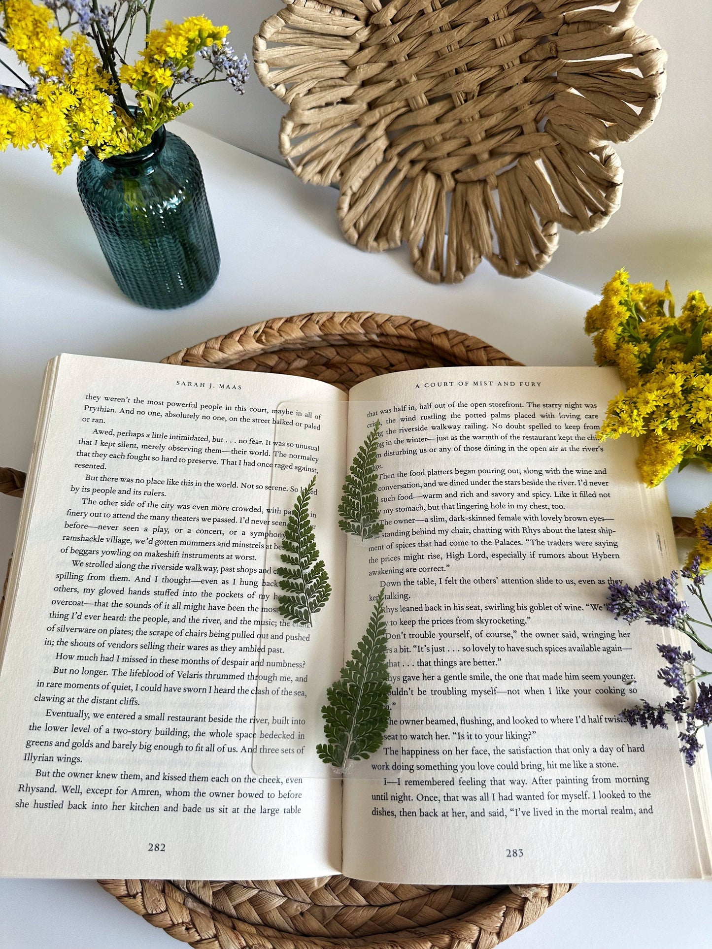Pressed Fern Bookmark