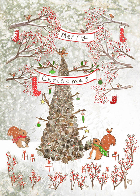 'Acorn Tree' Christmas Card - The Regal Find