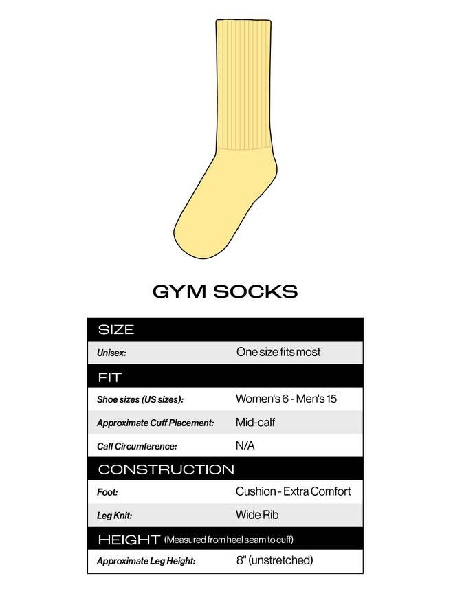 I ❤️ Ranch Dressing Gym Crew Socks