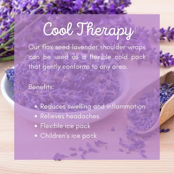 Lavender Petite Back Neck & Shoulder Wrap