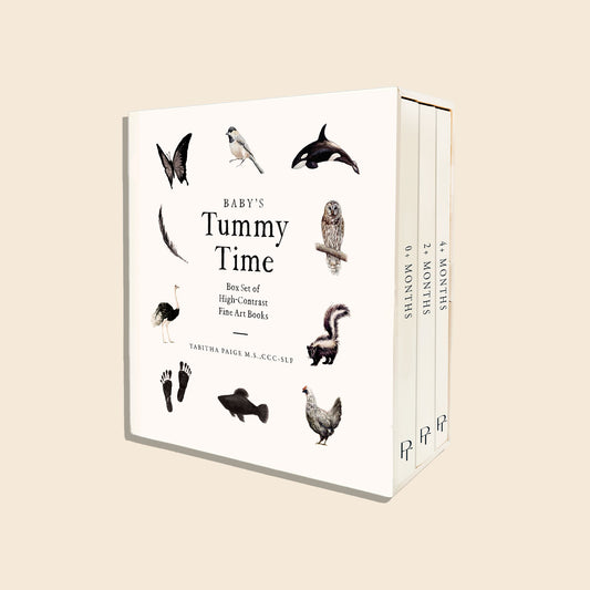 Baby's Tummy Time Book Box Set (Baby Gifts) - The Regal Find
